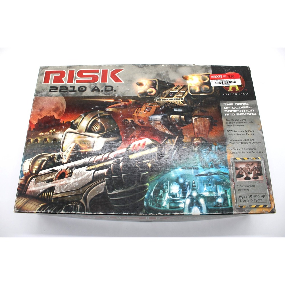 VINTAGE Risk 2210 AD Board Game COMPLETE Avalon Hill 2001 Strategy War Space EXC